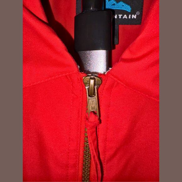 Vintage Tri-Mountain Red Stanford GSB Embroidered Zip Jacket Size M - Picture 3 of 5